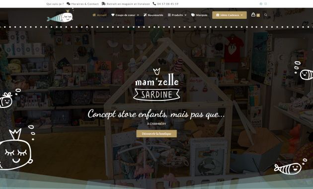 Mam’zelle Sardine Chambéry, la boutique du bonheur pour petits et grands